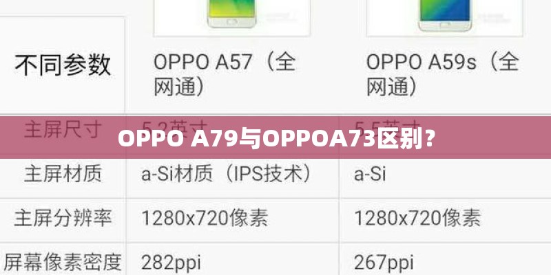 OPPO A79与OPPOA73区别？