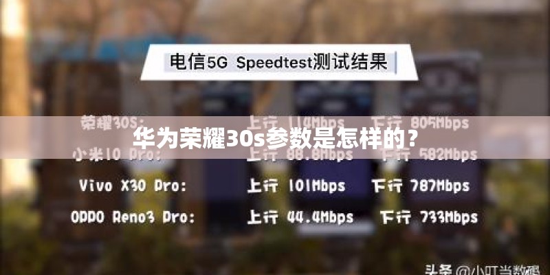 华为荣耀30s参数是怎样的? 华为荣耀30s参数是怎样的?